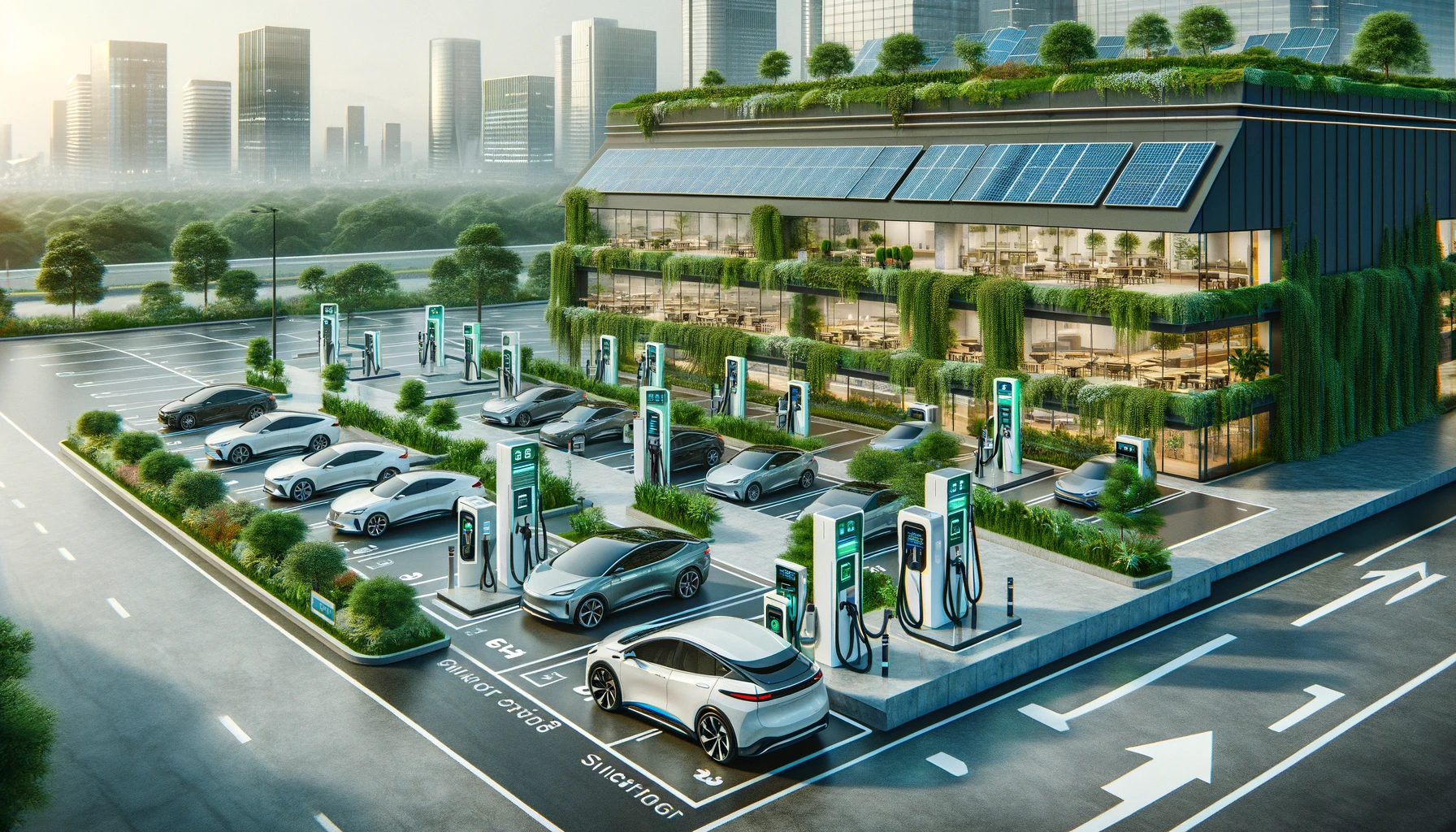 Driving Green: Sustainable Innovations in Hi-Tech Corporate Parking Lots