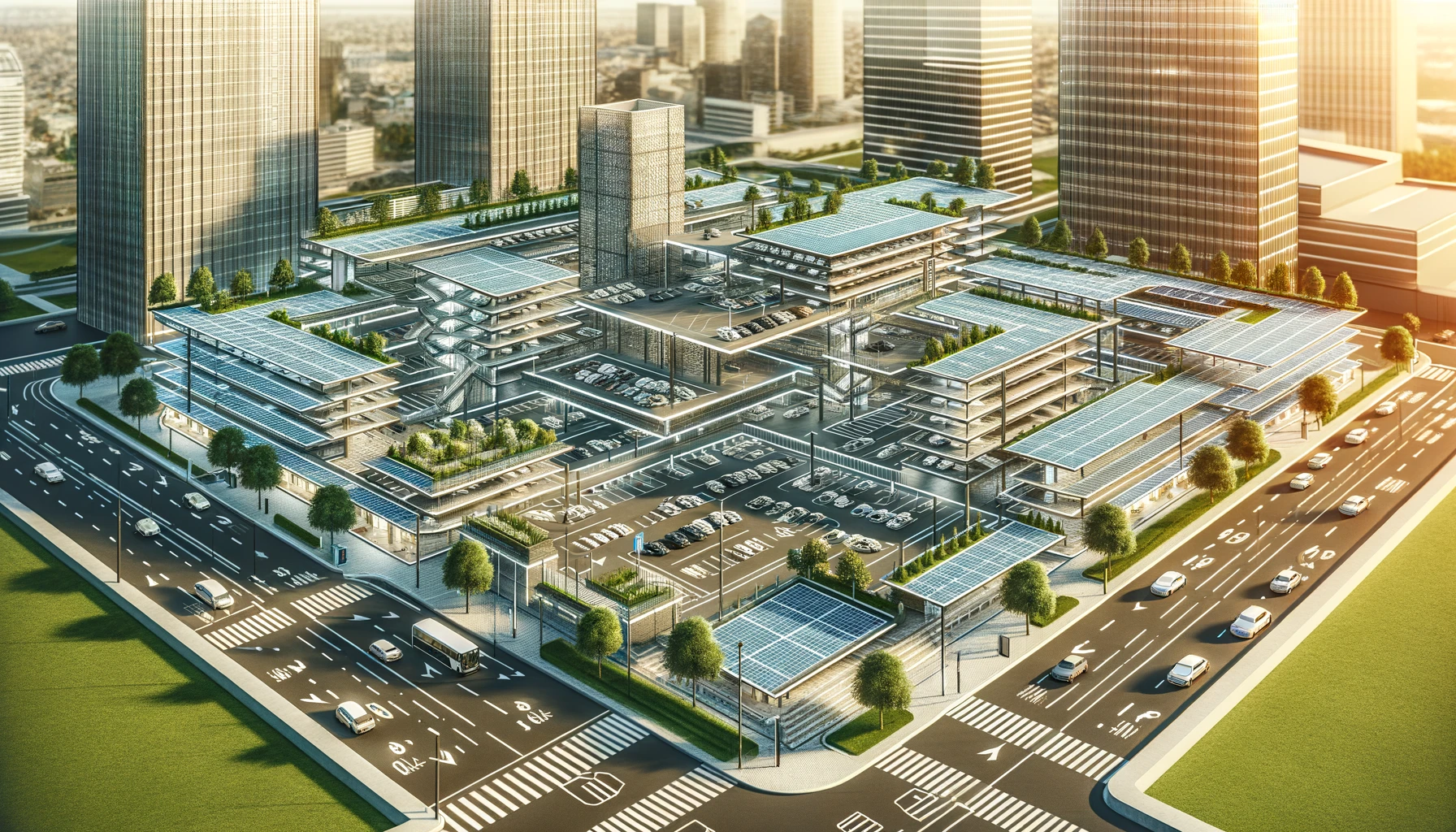 Maximizing Space: Innovative Parking Lot Design for Hi-Tech Corporates